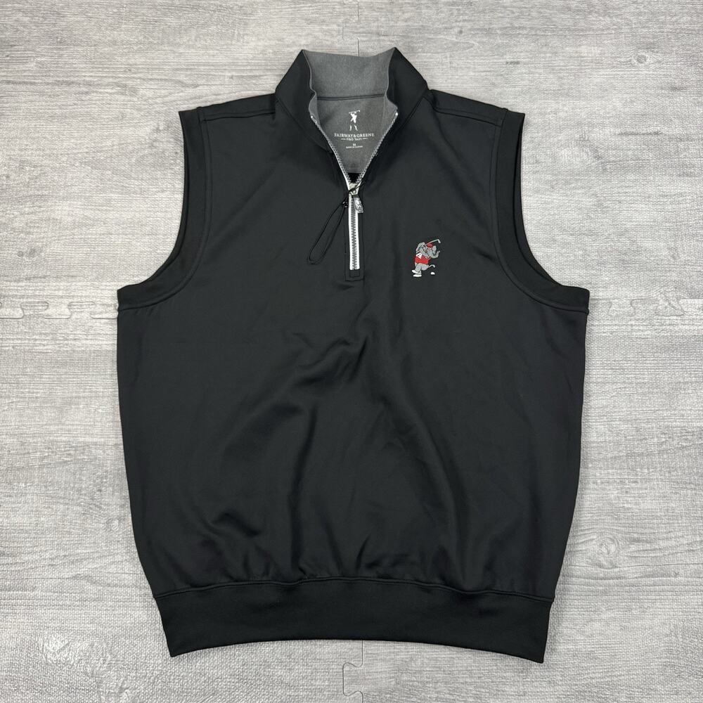FAIRWAY & GREENE Golf Vest University Of Alabama Swinging Elephant Club M Preppy